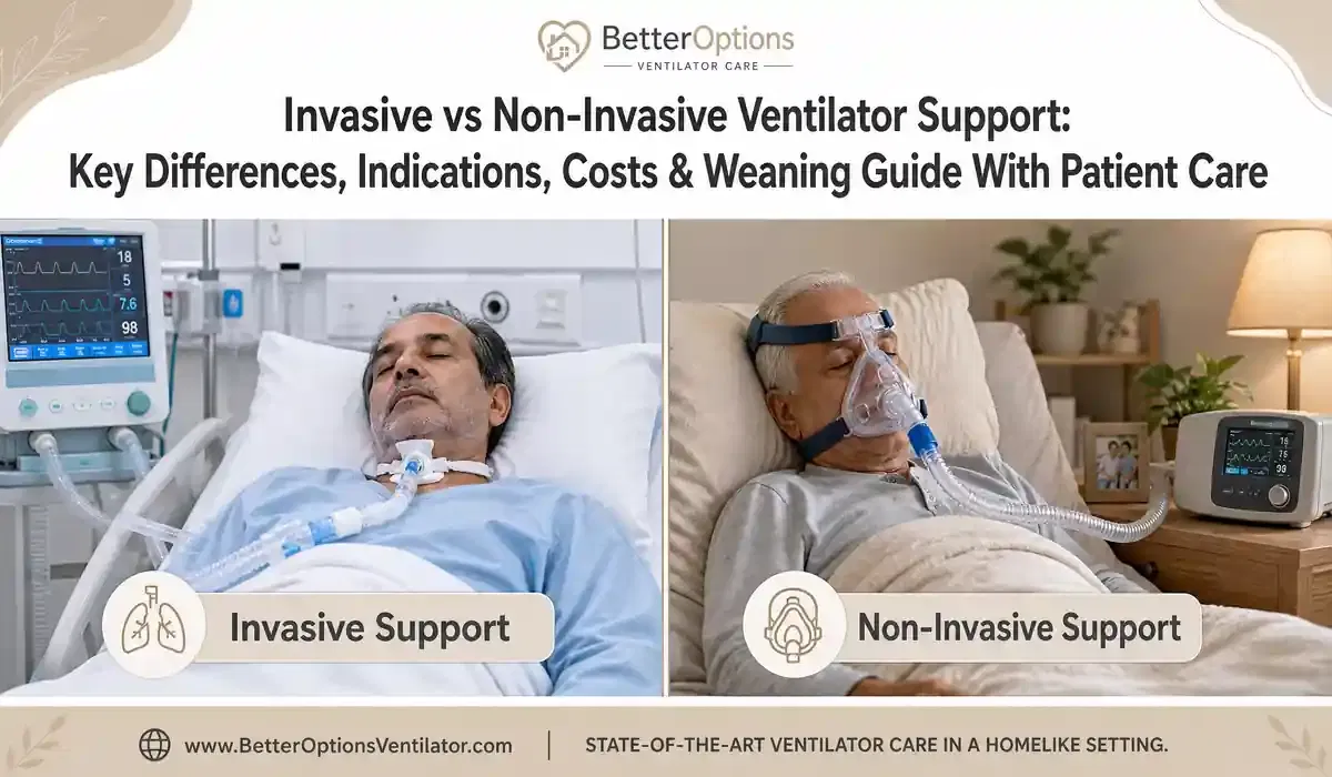 Invasive vs Non-Invasive Ventilator Support: Key Differences, Indications, Costs & Weaning Guide