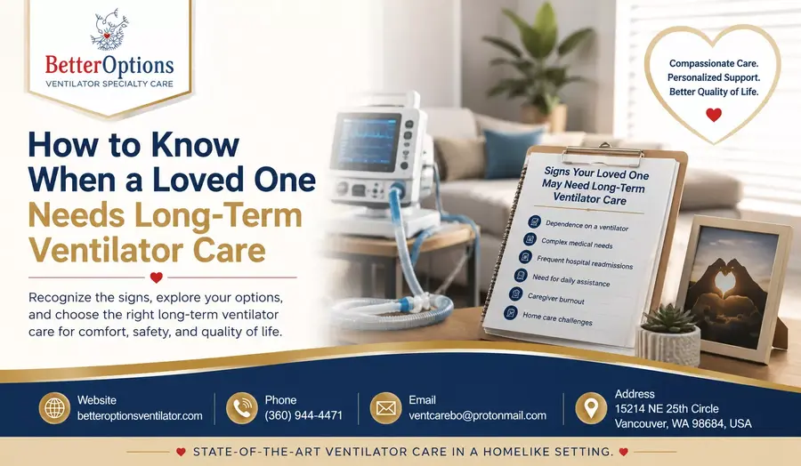 How to Know When a Loved One Needs Long-Term Ventilator Care